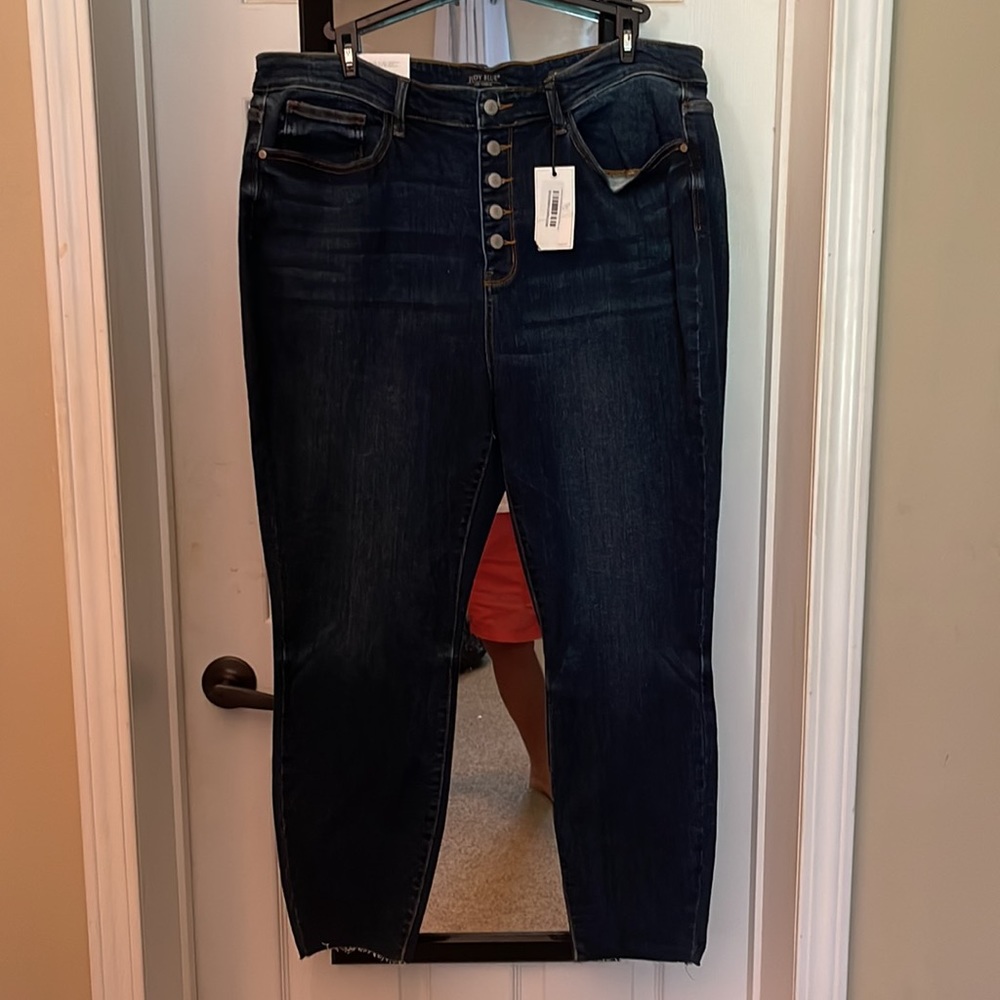 NWT Judy blue skinny fit blue jeans